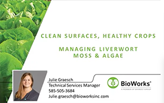 webinar on managing liverwort, moss, and algae